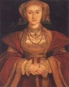 Portrait of Anne of Clevers,Queen of England, Hans holbein the younger